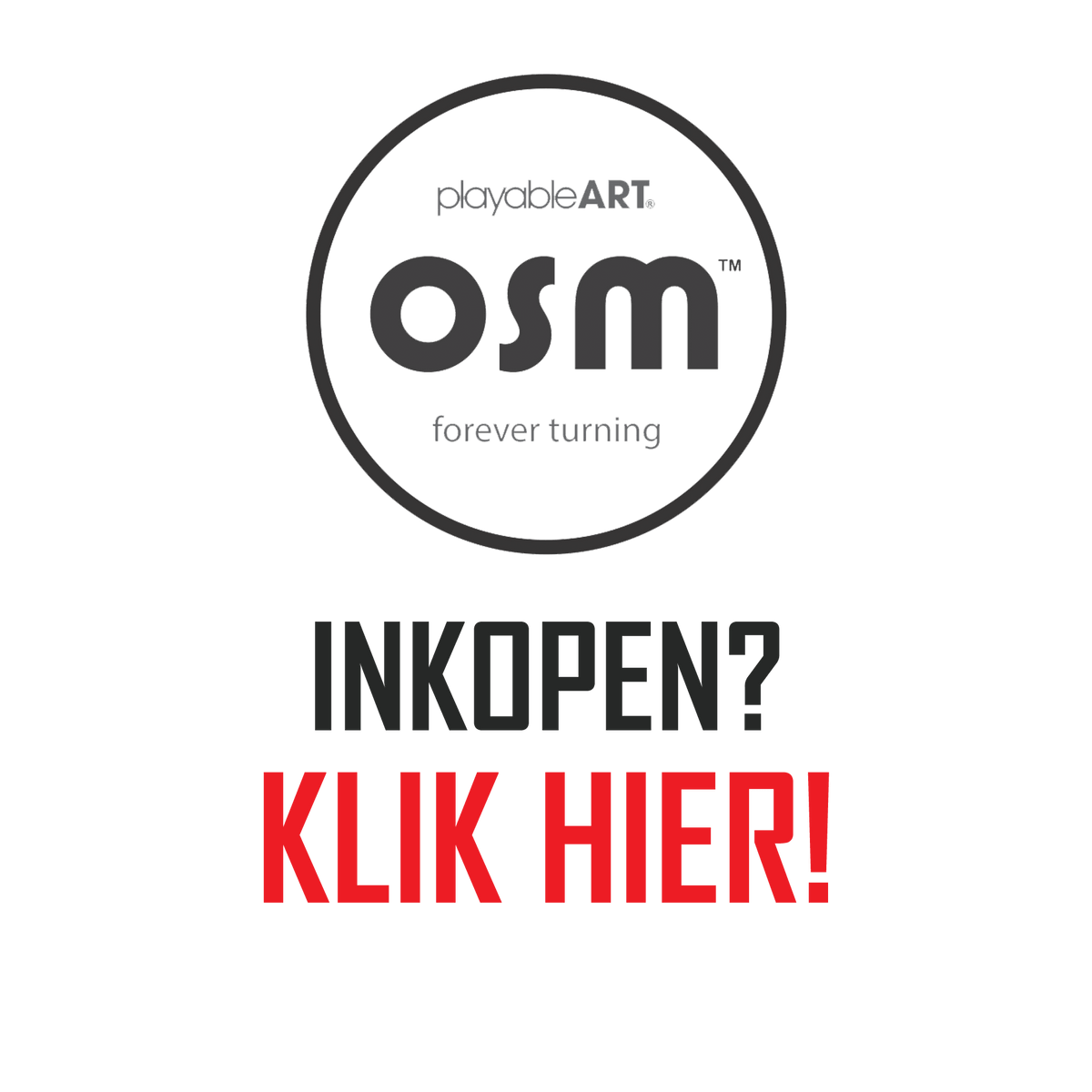 OSM Toys - Draaibare Anti Stress Schijven - Zwart