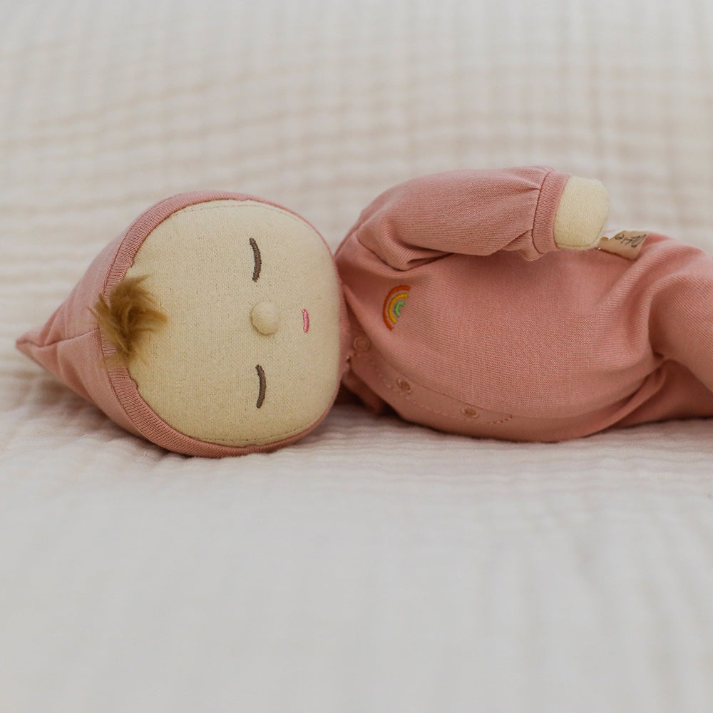 Dinkum Dolls - Dozy Dinkums knuffelpop Moppet rose