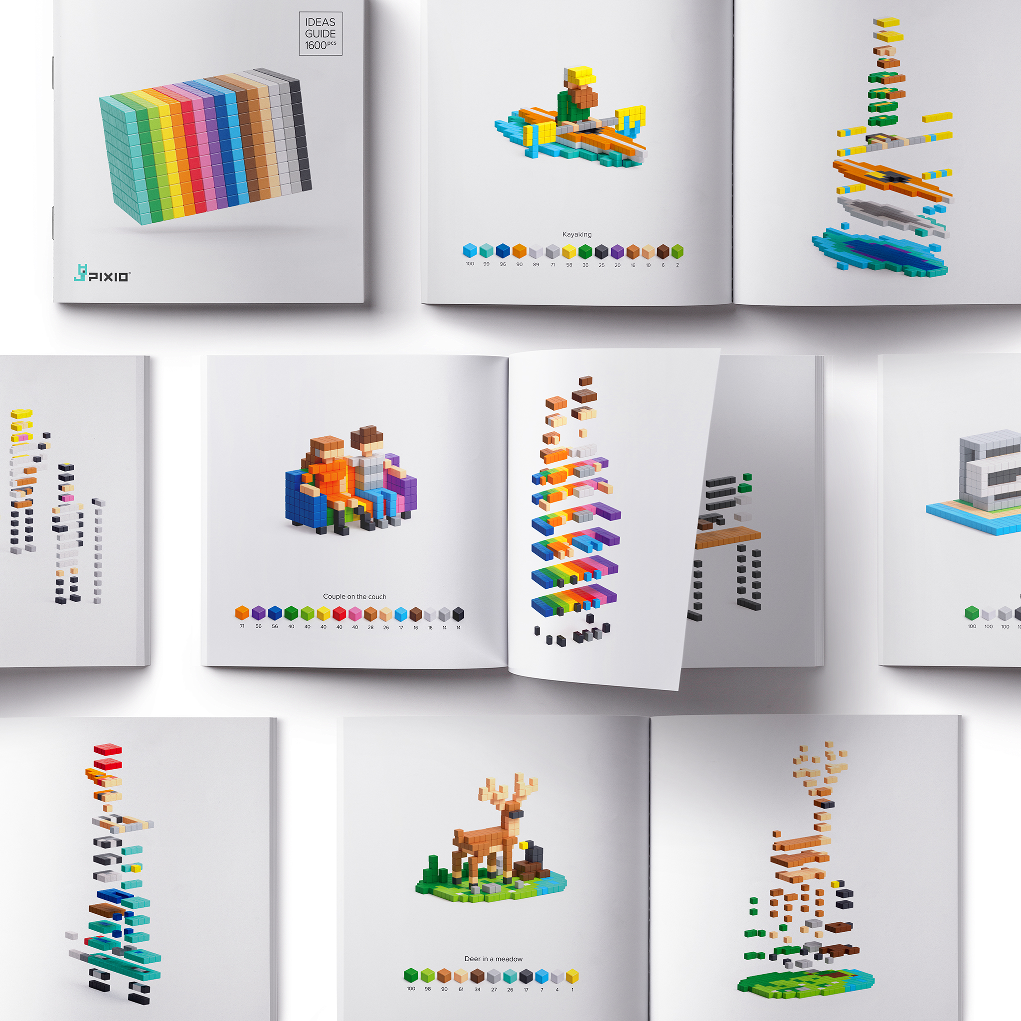 Pixio - Design serie - 1600 magneetblokjes