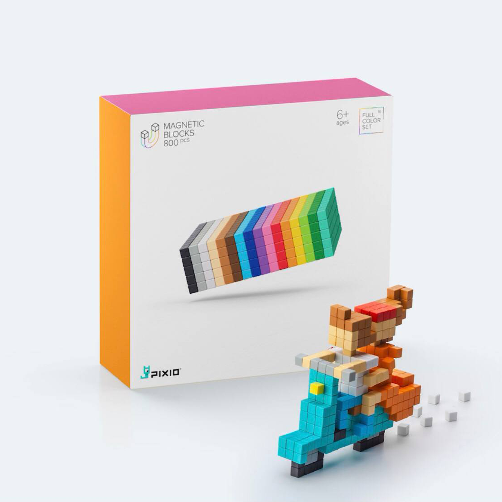 Pixio - Design serie - 800 magneetblokjes