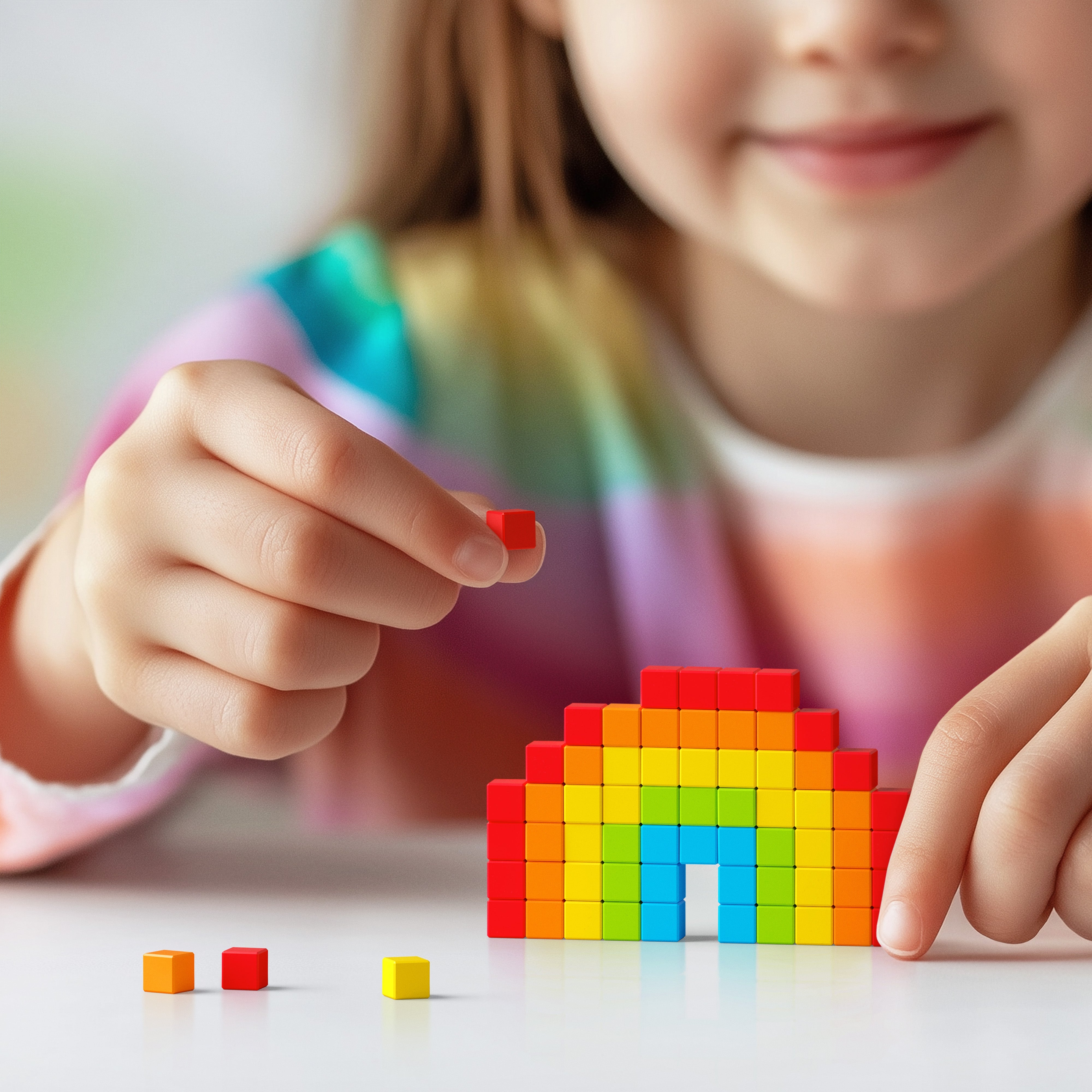 Pixio - Story serie Rainbow - 63 magneetblokjes