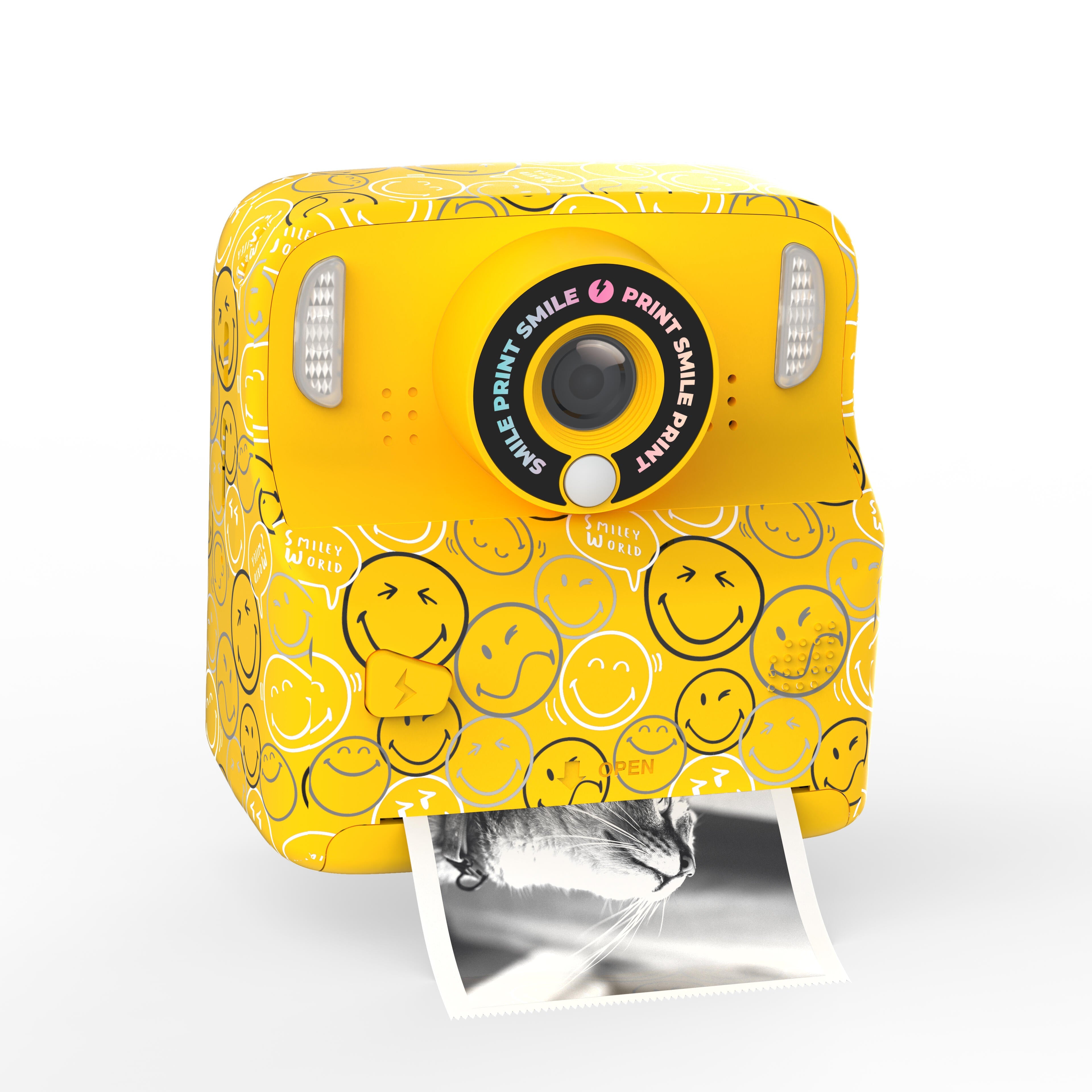MOB x SmileyWorld - PixiPrint printcamera - Geel