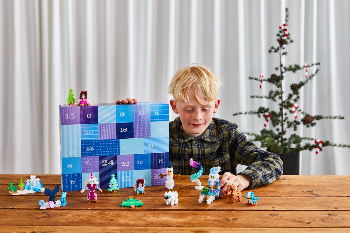 Plus-Plus - Adventskalender Santa's Northern Lights Adventure