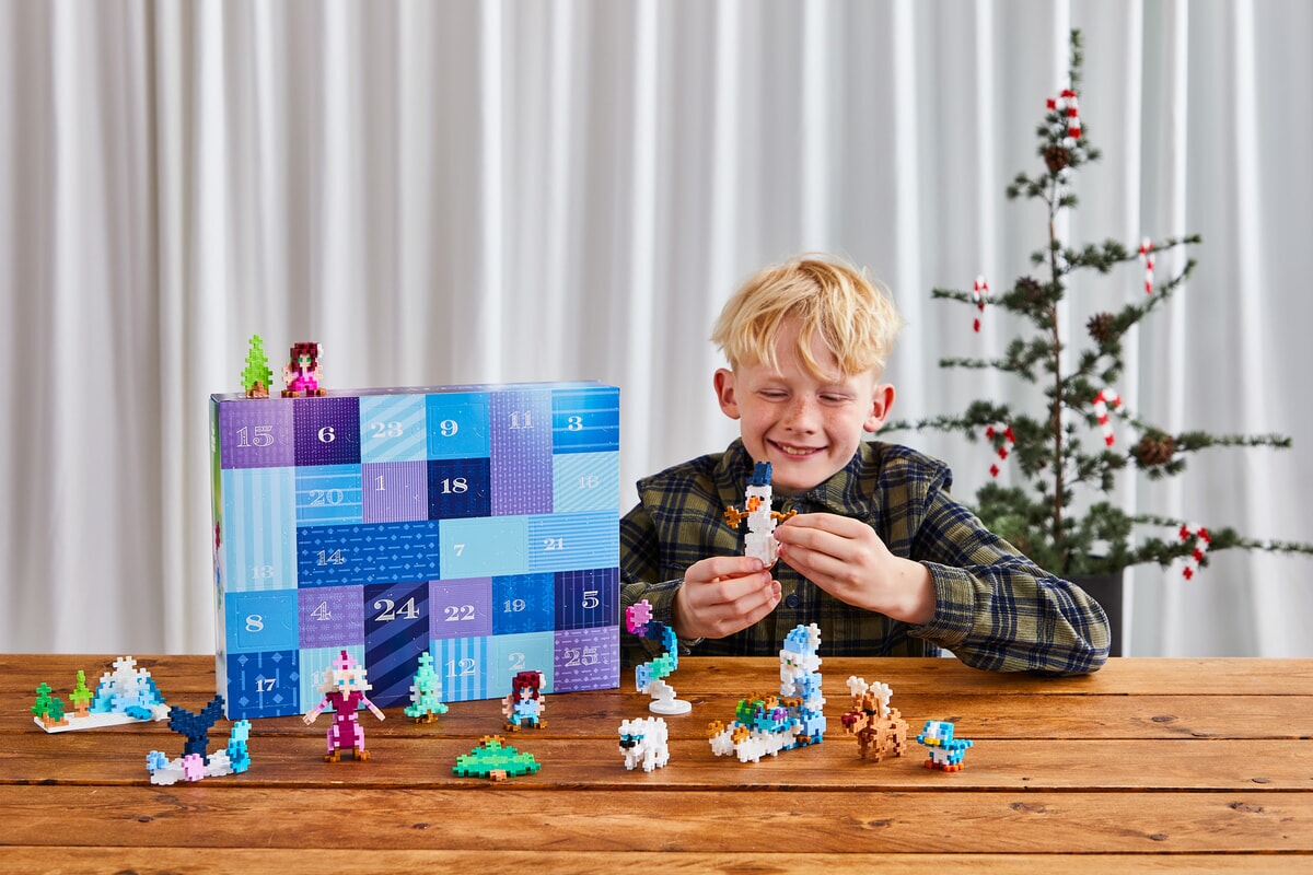 Plus-Plus - Adventkalender Santa's Northern Lights Adventure