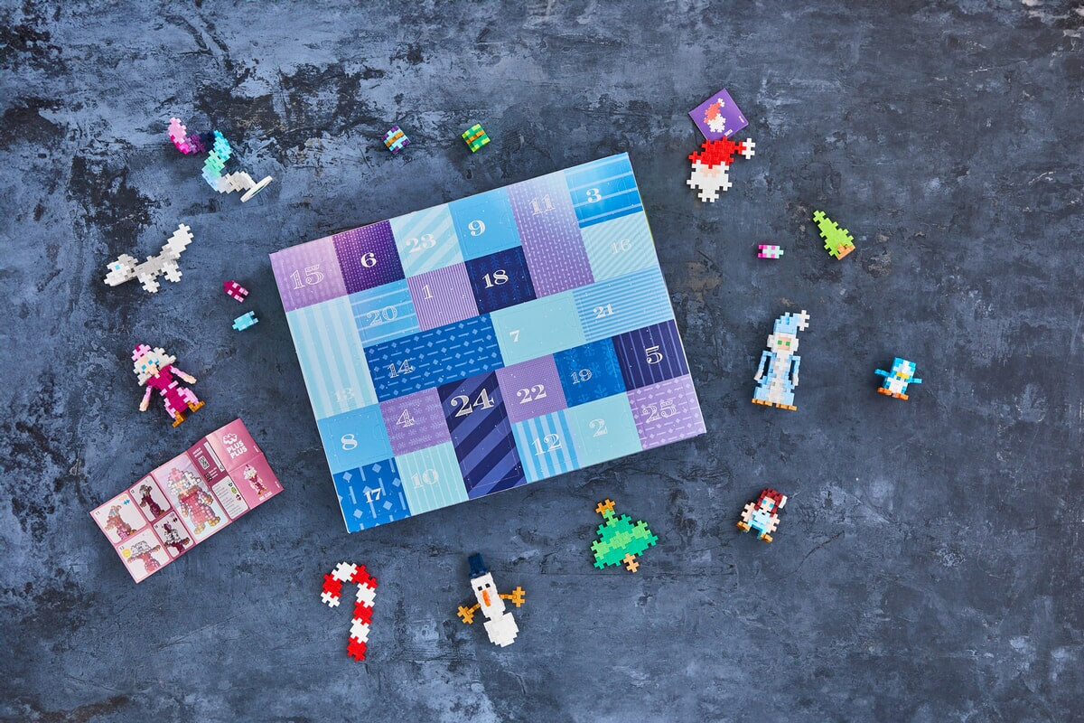 Plus-Plus - Adventskalender Santa's Northern Lights Adventure