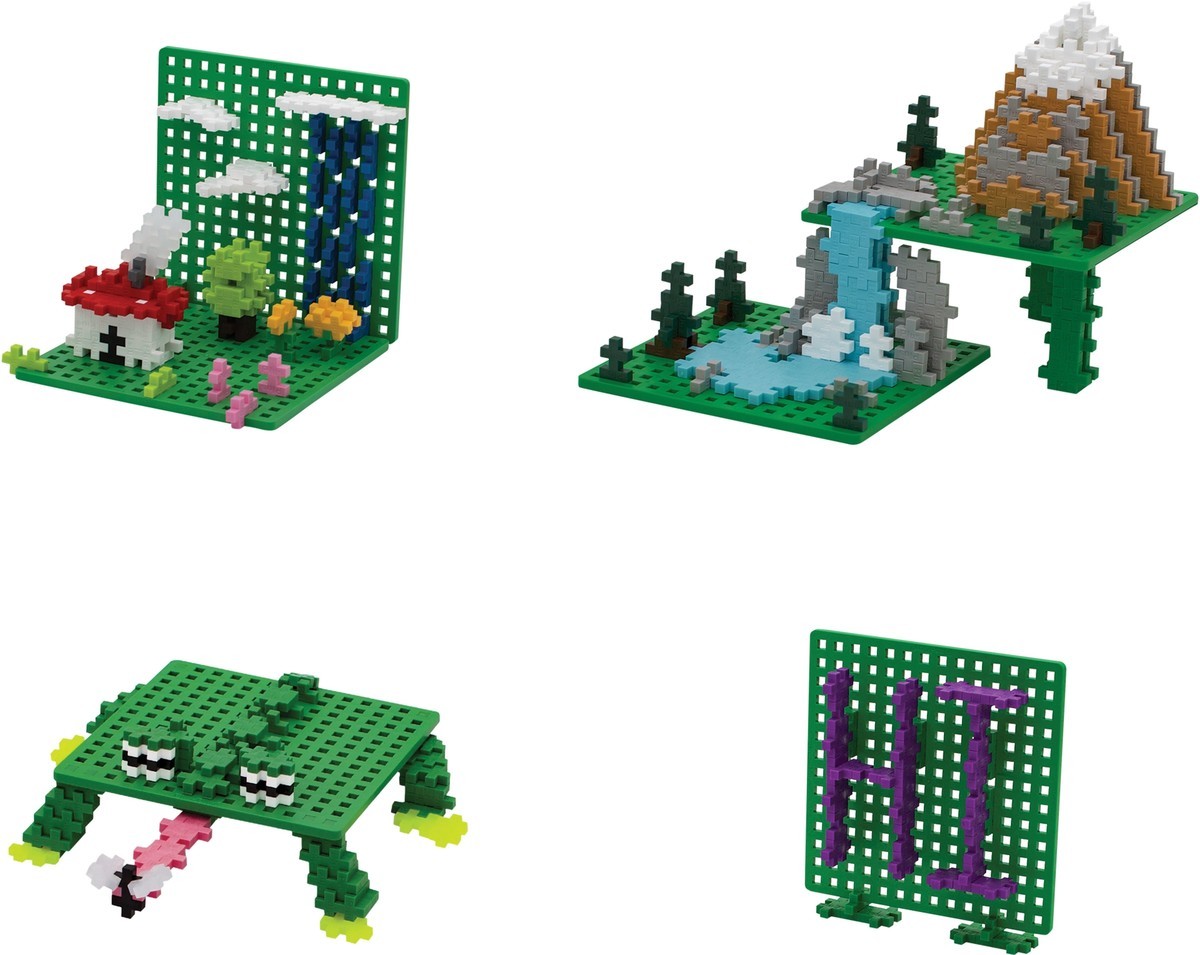 Plus-Plus - Bouwplaat groen (2 stuks)