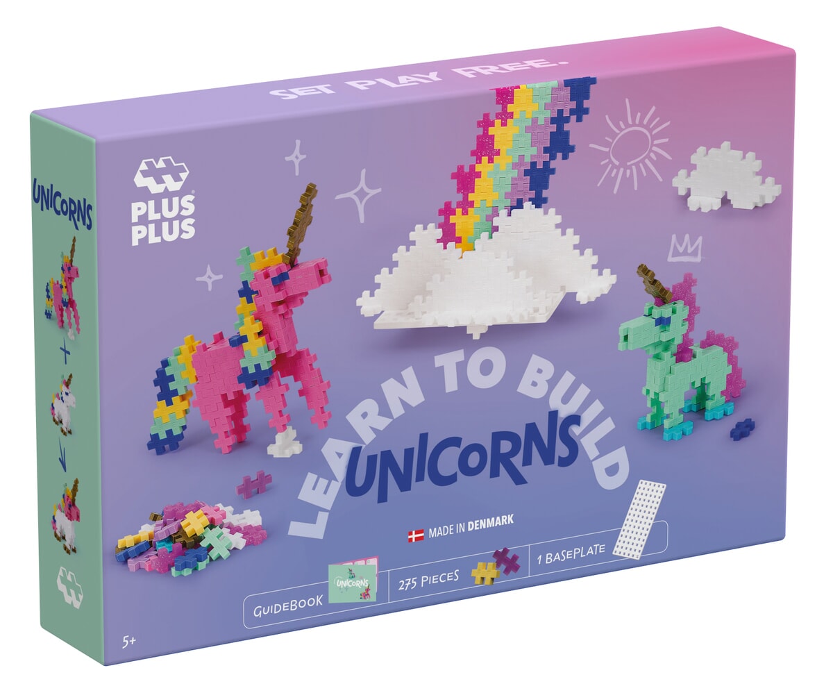 Plus-Plus - Learn to Build eenhoorn (275 stuks)