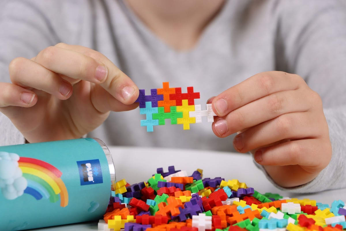 Plus-Plus - Tube Regenboog (100 stuks)