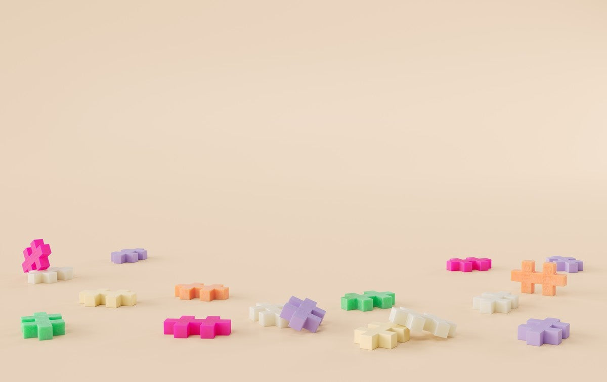 Plus-Plus - Tube Pearl (100 stuks)