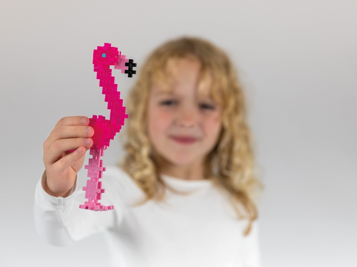 Plus-Plus - Tube Flamingo (100 stuks)