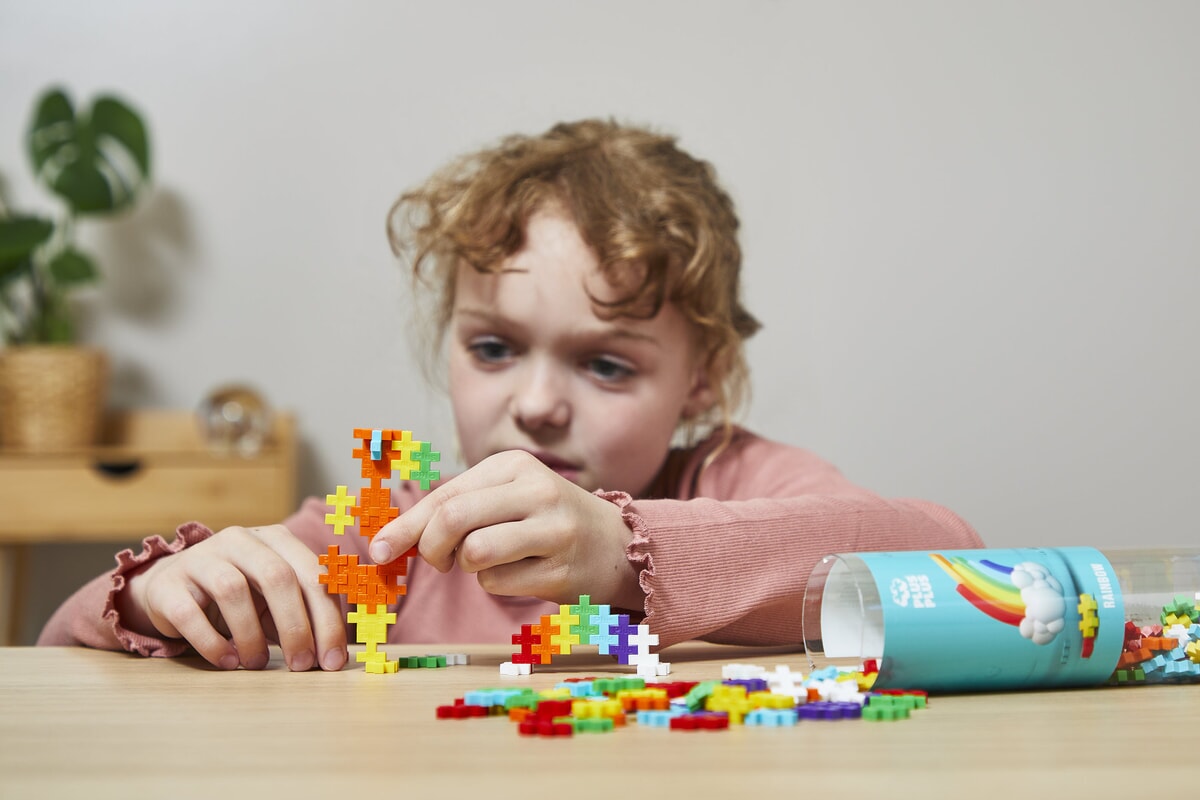 Plus-Plus - Tube Regenboog (240 stuks)