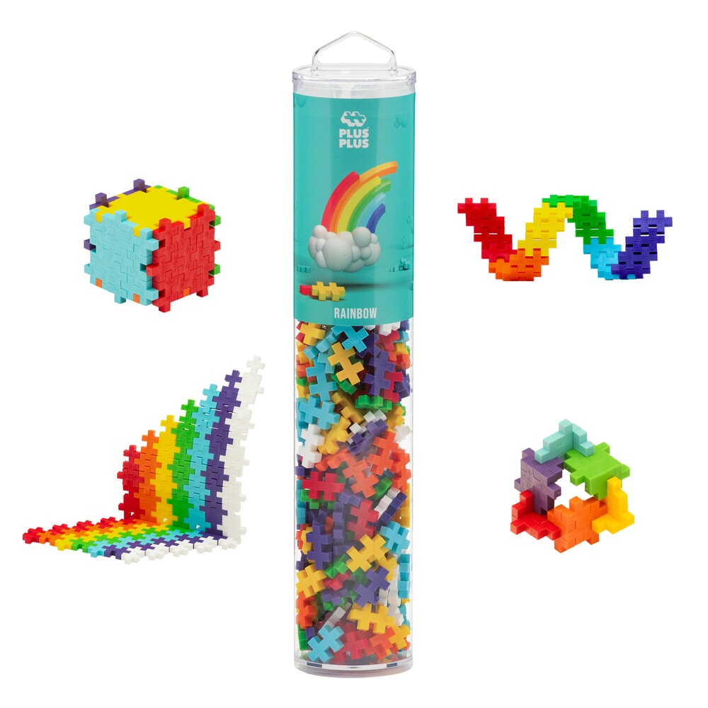 Plus-Plus - Tube Regenboog (240 stuks)