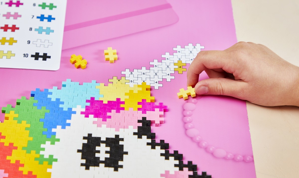 Plus-Plus Puzzle By Number - Eenhoorn