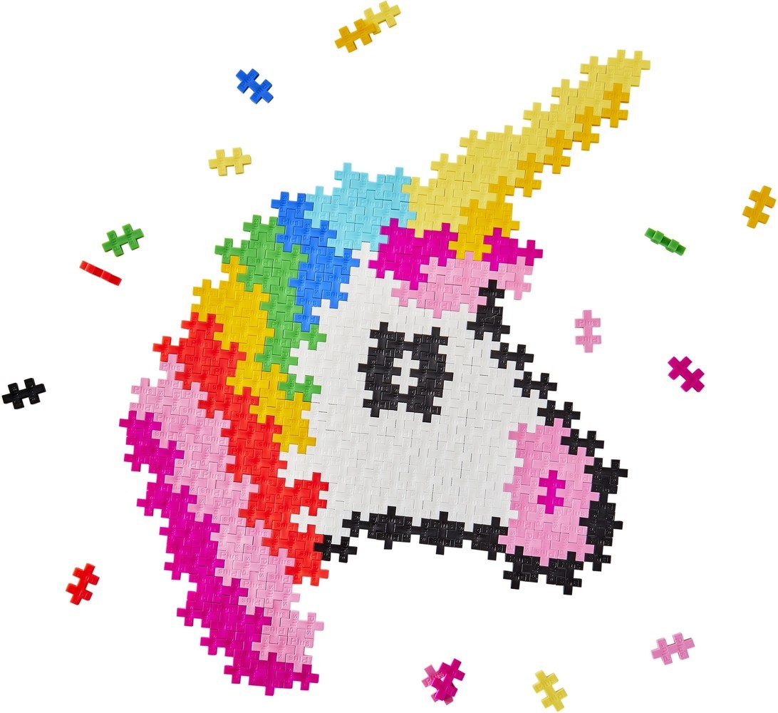Plus-Plus Puzzle By Number - Eenhoorn