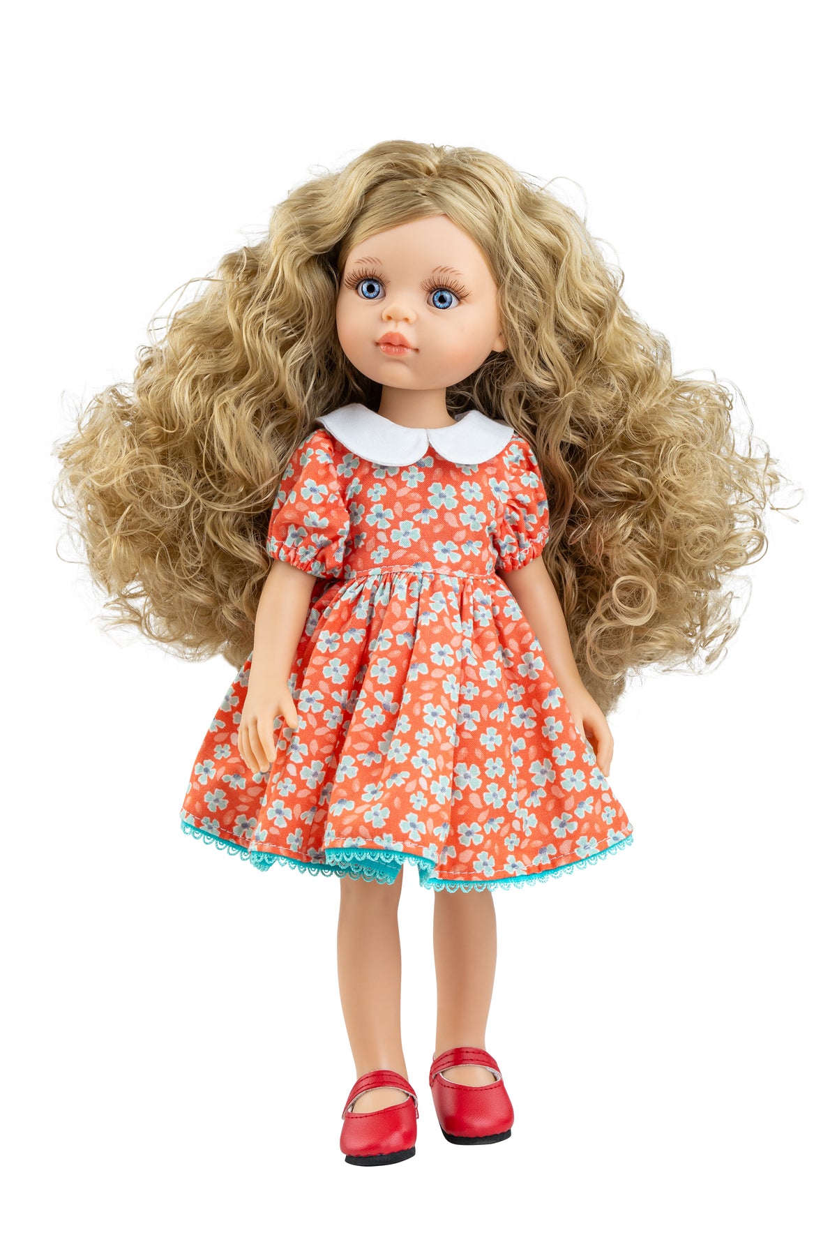 Paola Reina - Pop Amigas Carla blond krullend haar (32 cm)