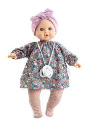 Paola Reina - Pop Sonia gebloemde jurk met mechanisme (36 cm)