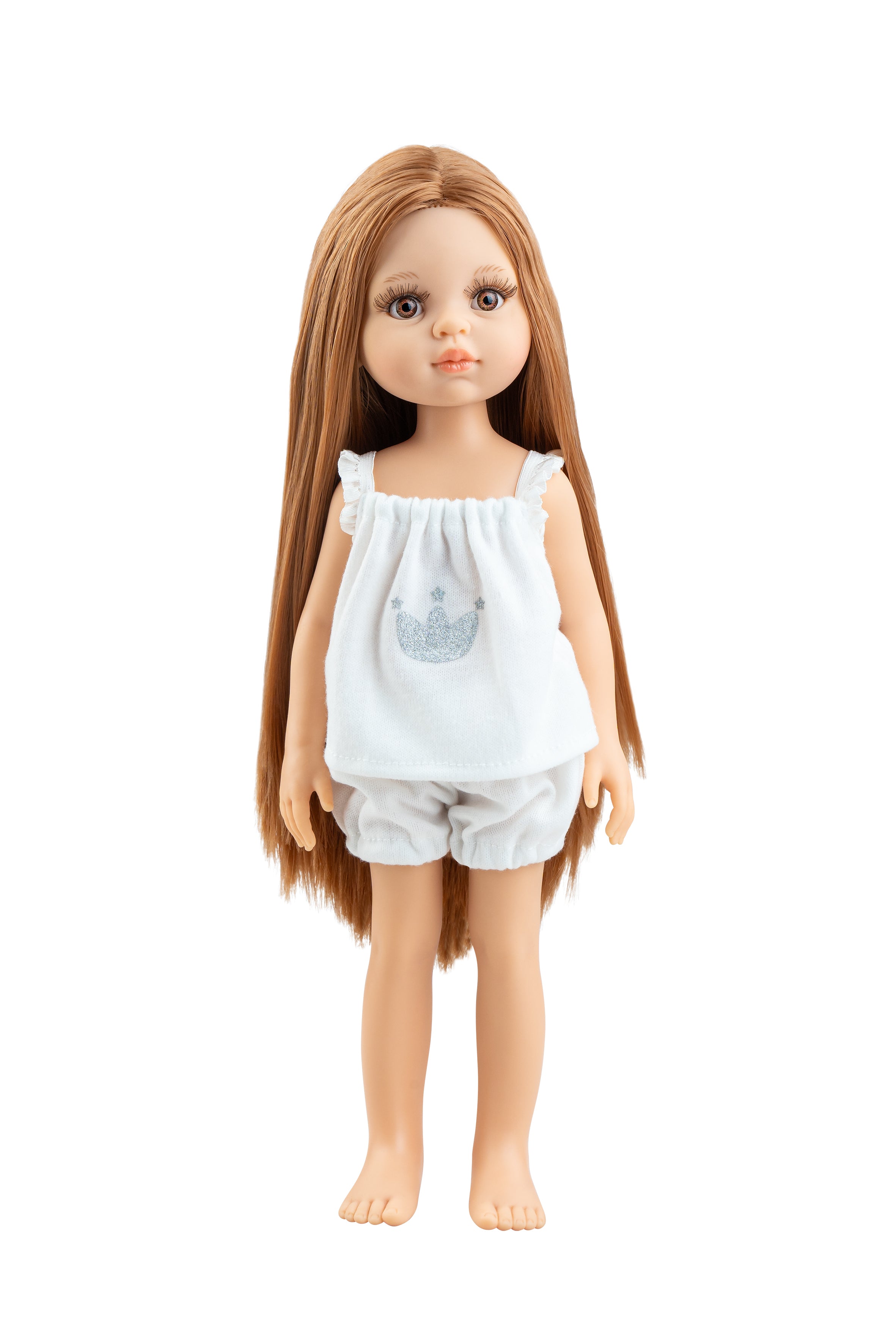 Paola Reina - Pop Amigas Pyjama Christi roodbruin lang haar (32 cm)