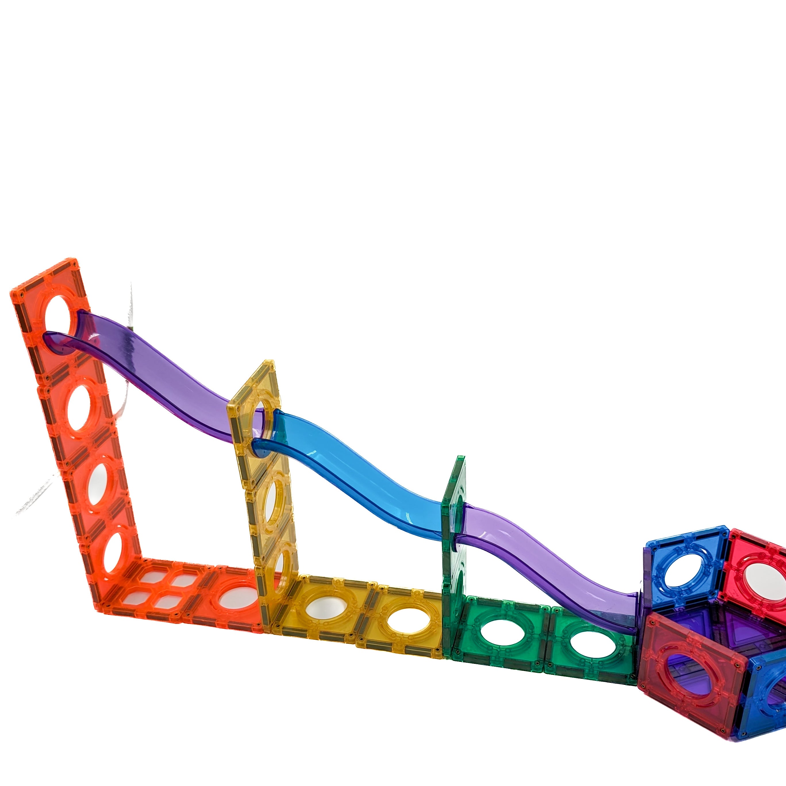 Learn And Grow - Magnetisch constructiespeelgoed Ball Run - 88 stuks