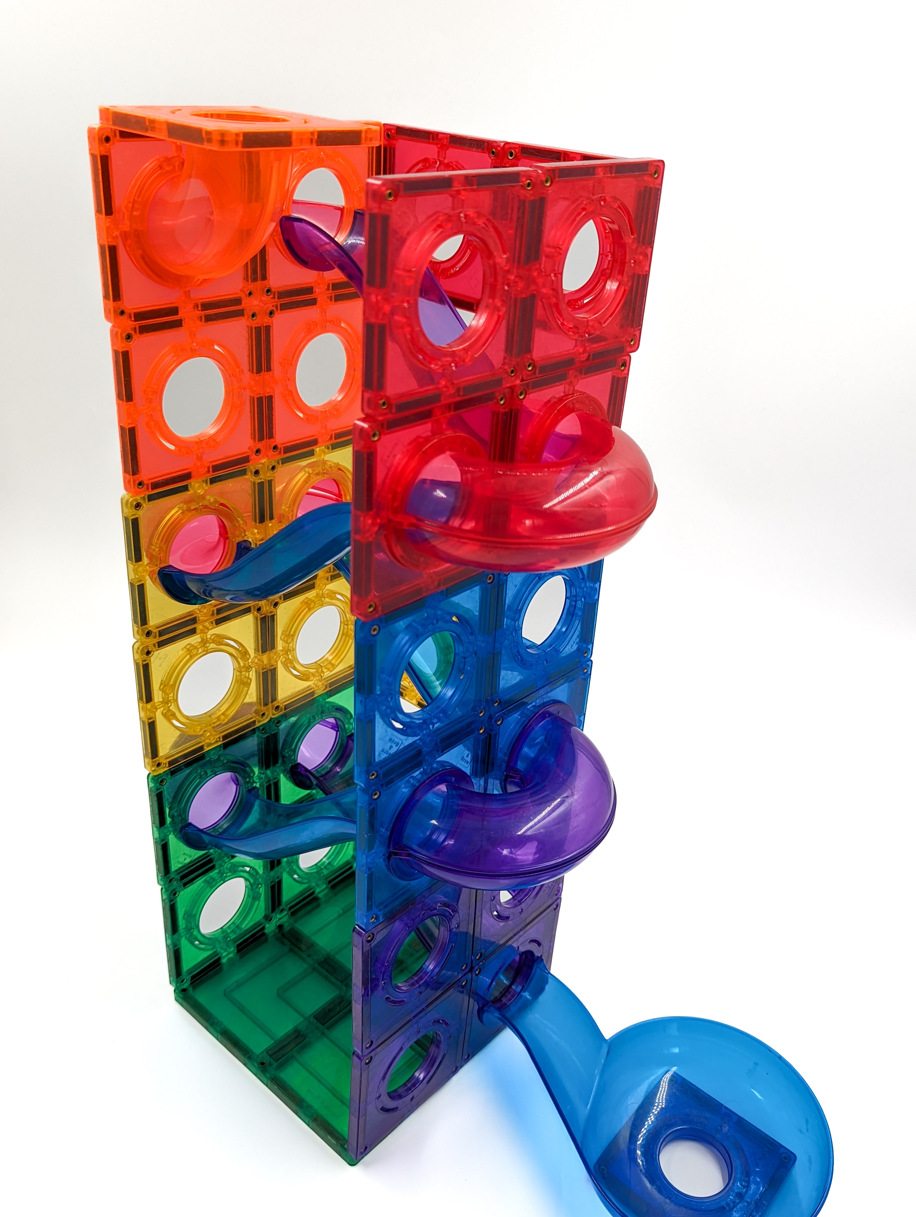 Learn And Grow - Magnetisch constructiespeelgoed Ball Run - 88 stuks