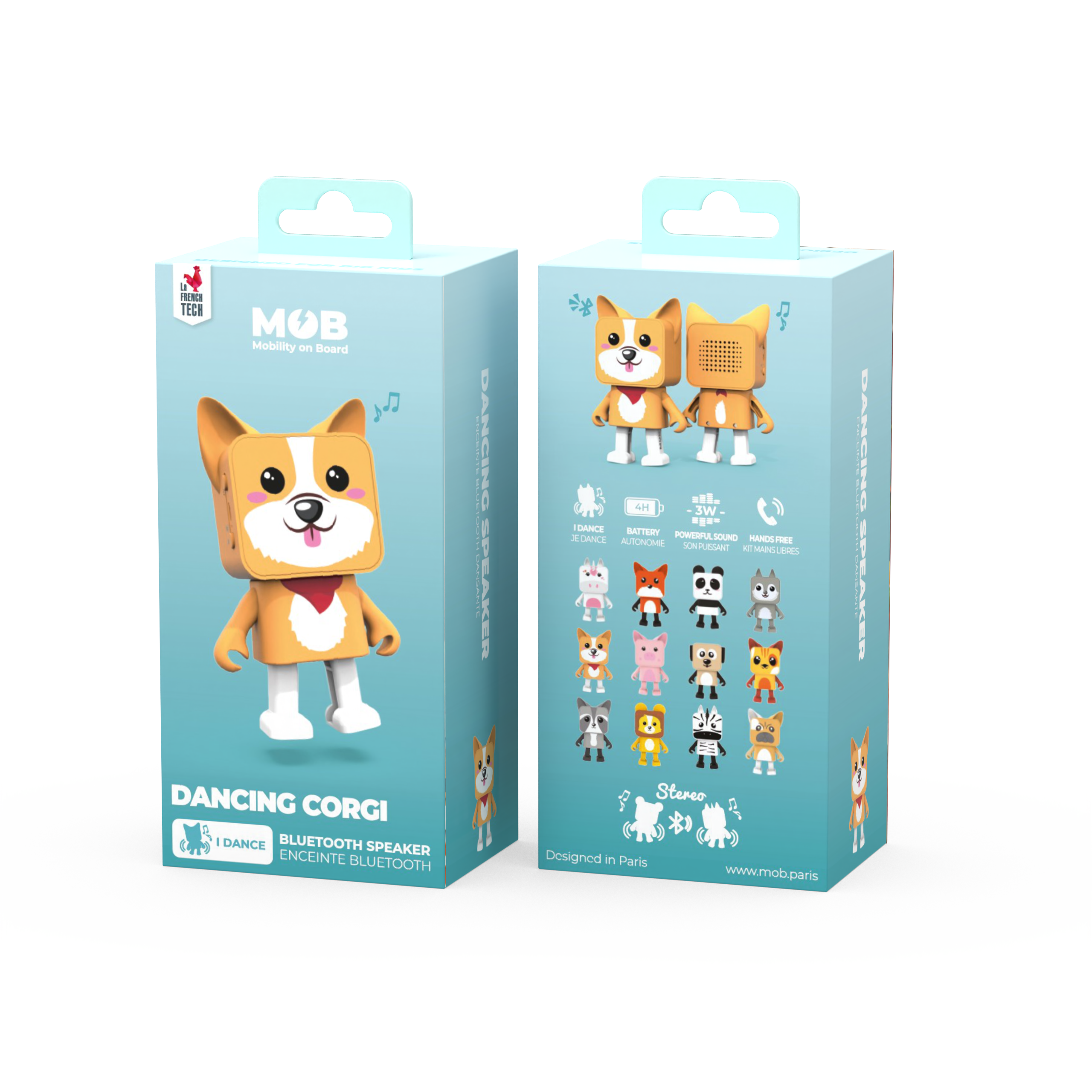 MOB - Dancing Animal Speaker - Corgi