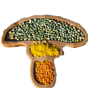 Pagalou - Sensorische houten tray - Paddenstoel