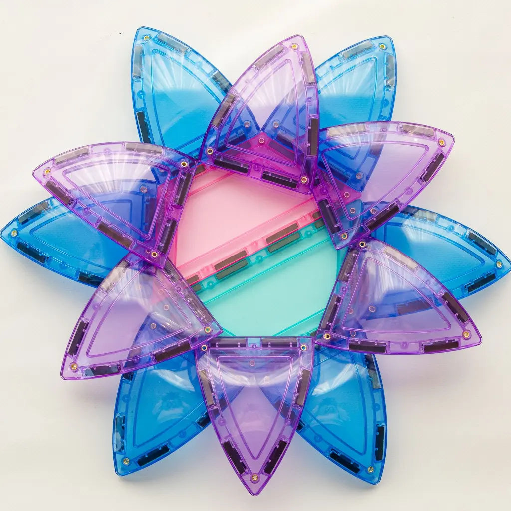 Learn And Grow - 22 stuks Pastel Dome Pack - magnetisch constructiespeelgoed