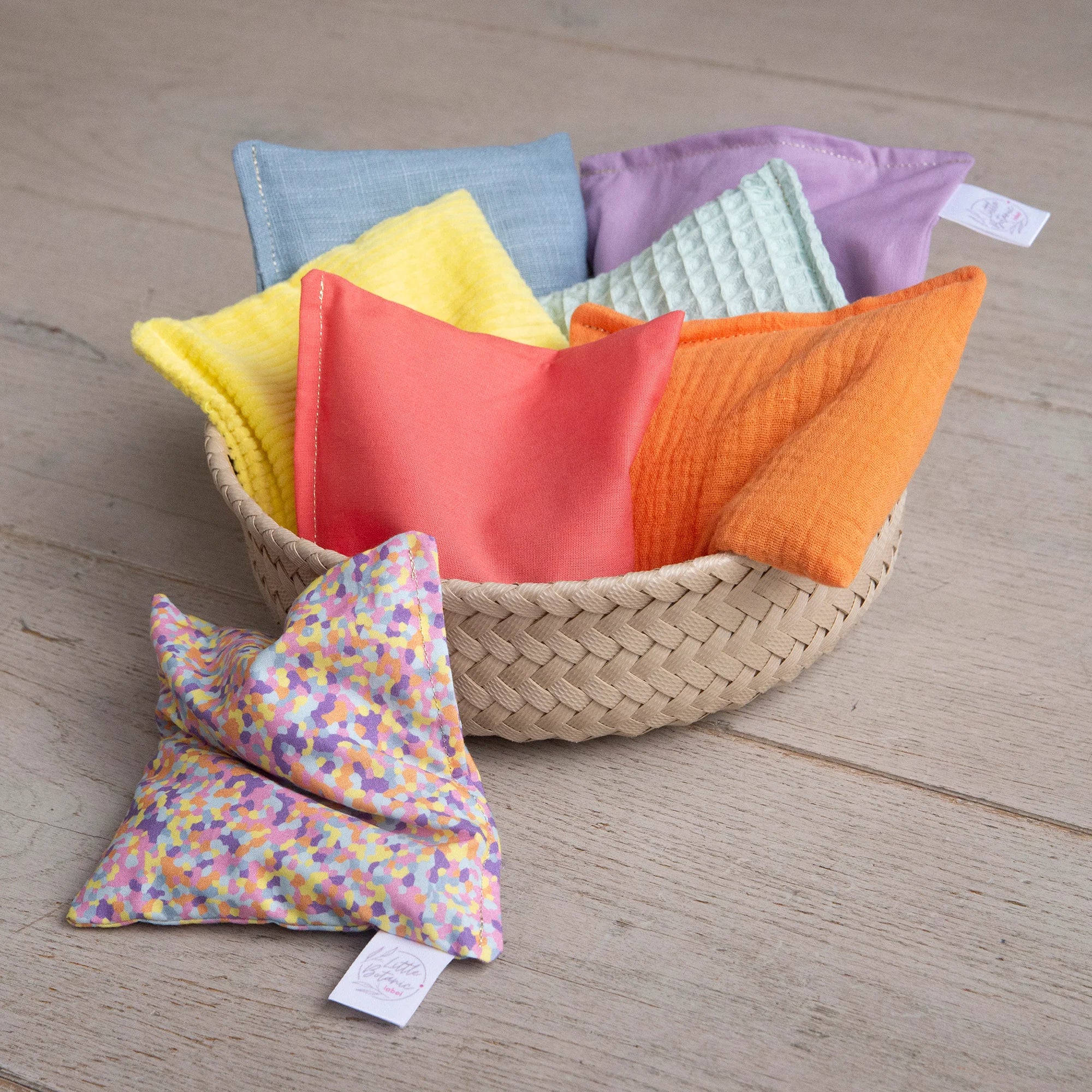 Little Botanic Label - 7 stuks Pastel + Pastel Confetti pittenzakjes