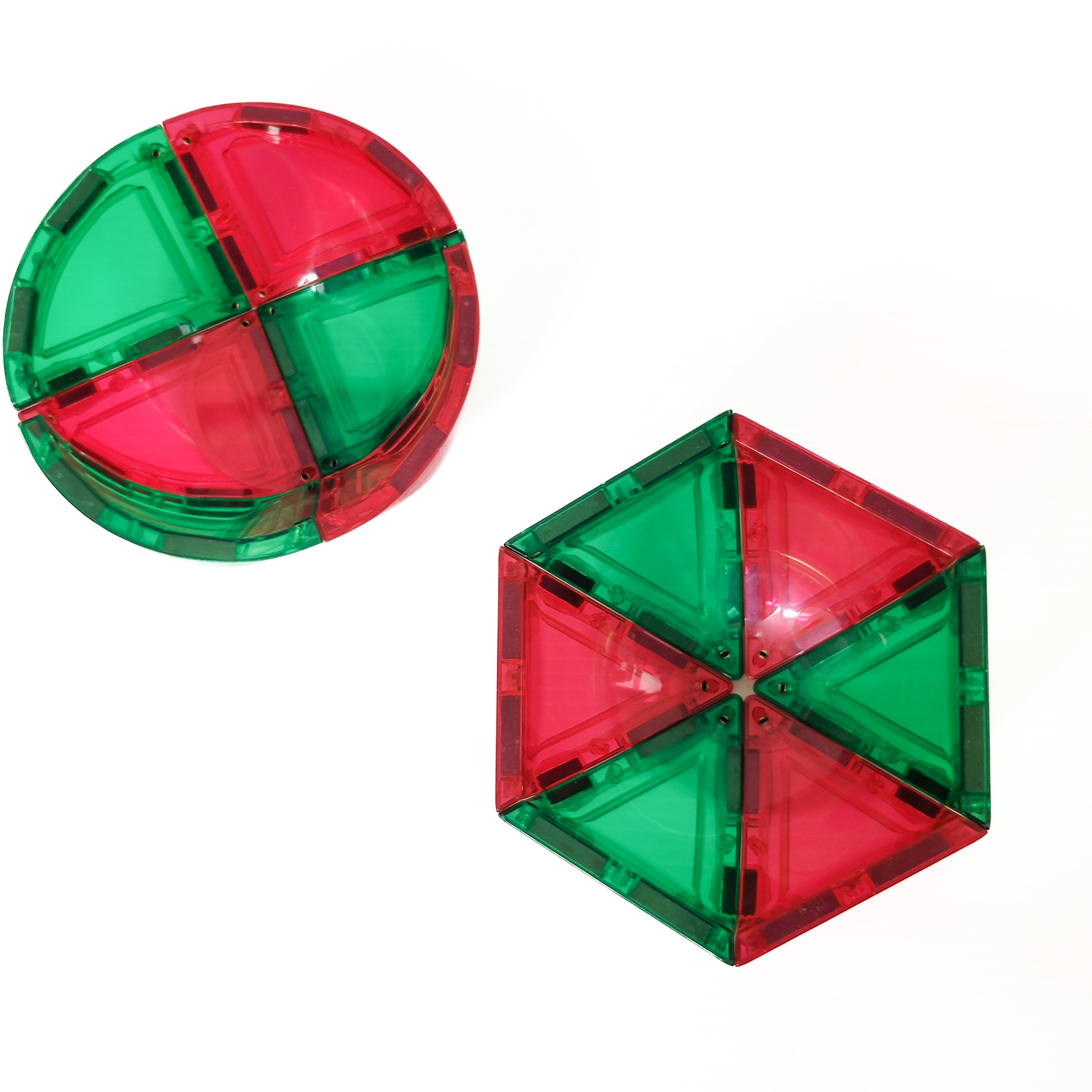 Learn And Grow - Magnetisch constructiespeelgoed Dome Pack - 18 stuks