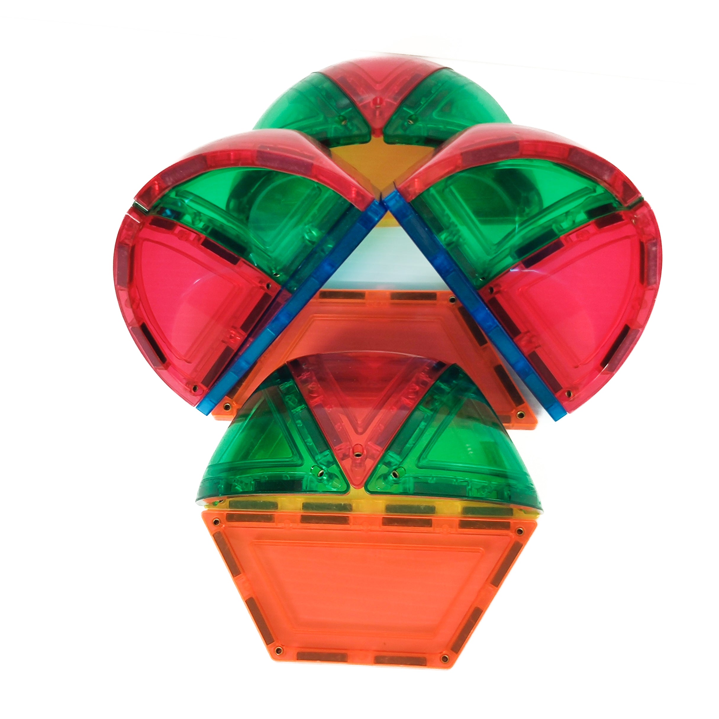 Learn And Grow - Magnetisch constructiespeelgoed Dome Pack - 18 stuks