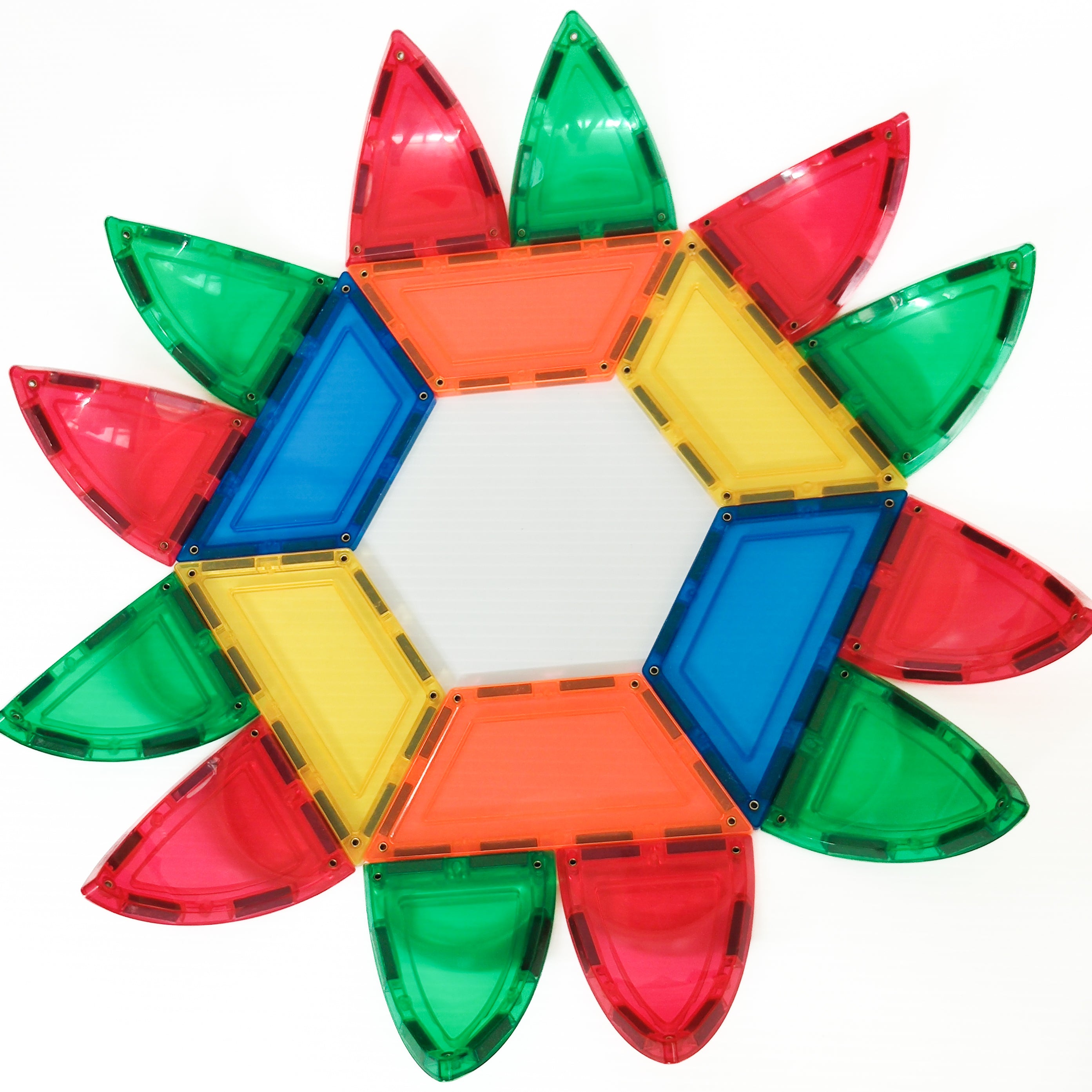 Learn And Grow - Magnetisch constructiespeelgoed Dome Pack - 18 stuks