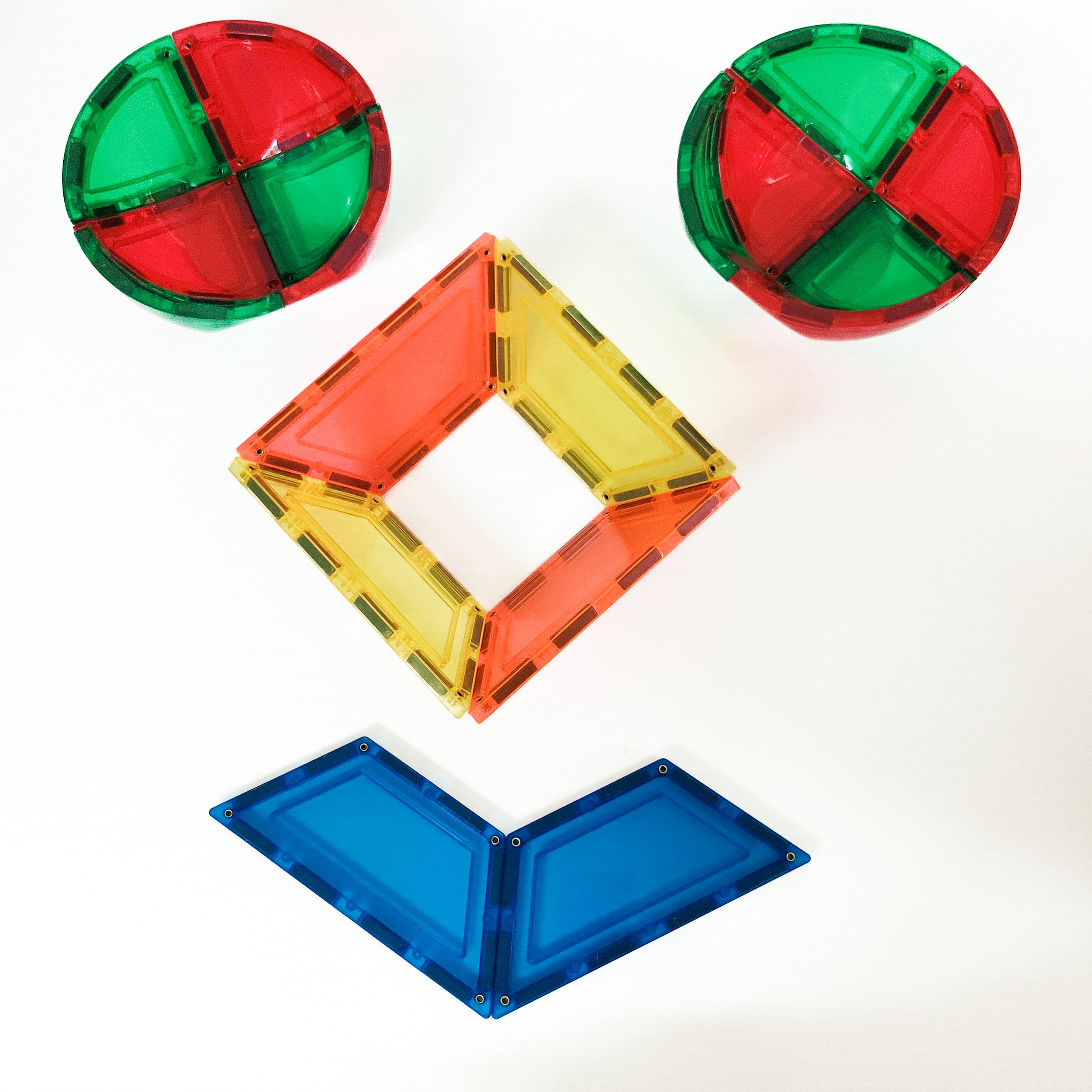 Learn And Grow - Magnetisch constructiespeelgoed Dome Pack - 18 stuks