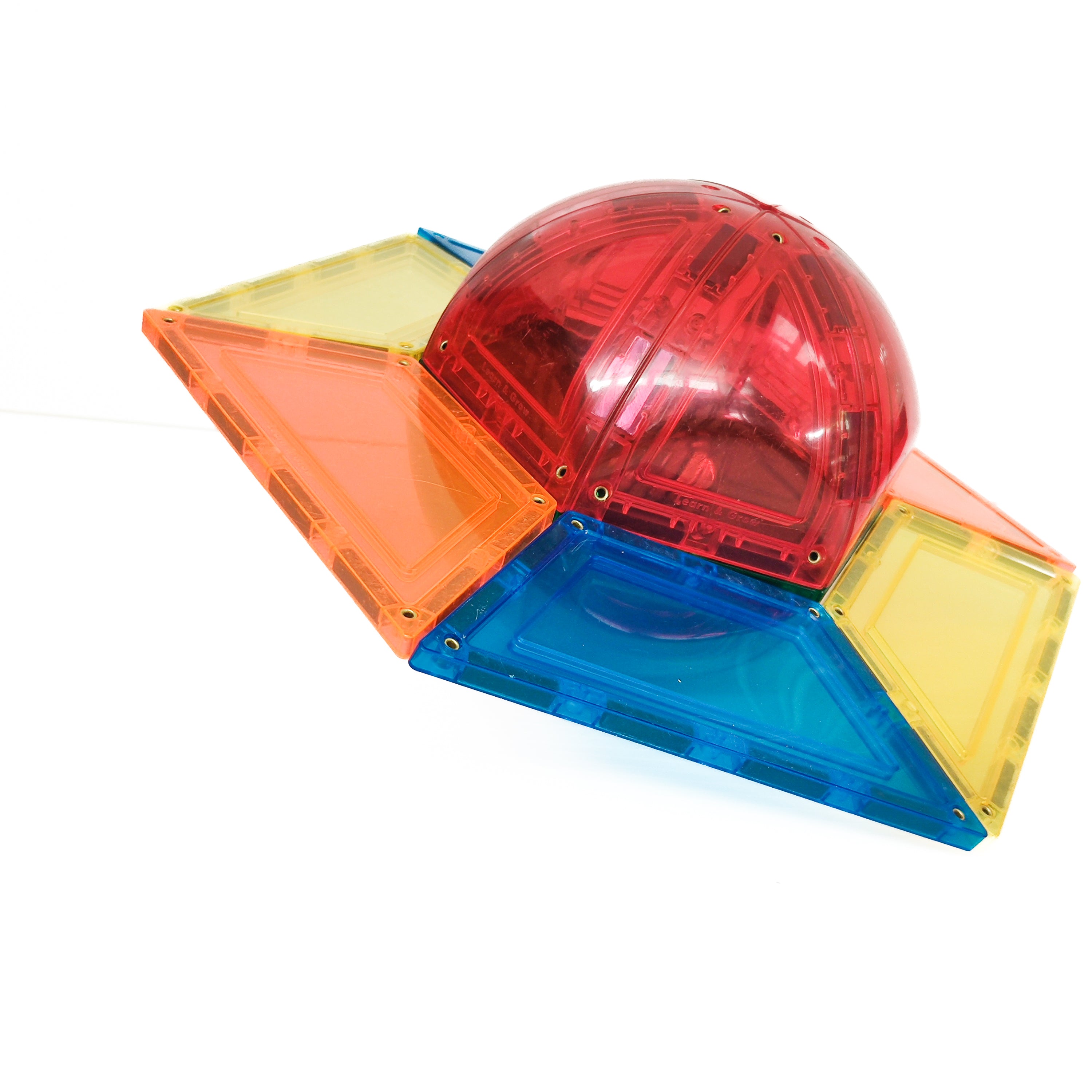 Learn And Grow - Magnetisch constructiespeelgoed Dome Pack - 18 stuks