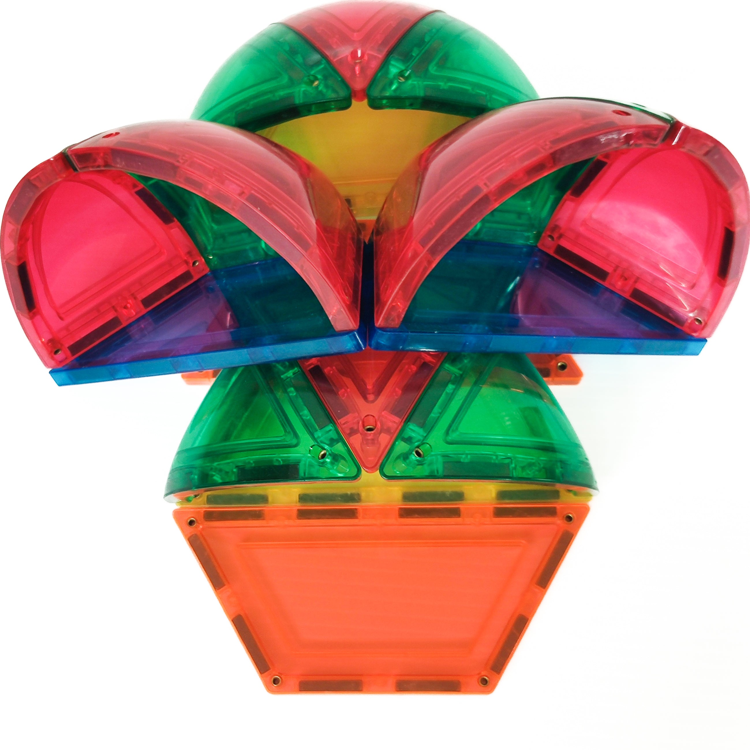 Learn And Grow - Magnetisch constructiespeelgoed Dome Pack - 18 stuks