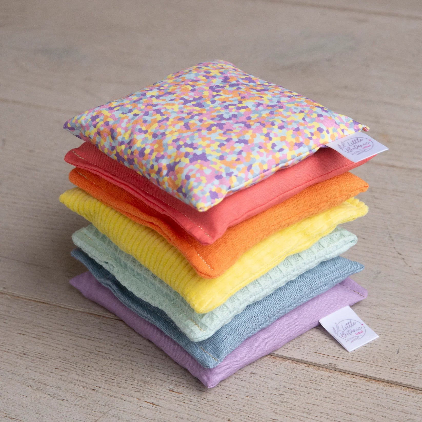 Little Botanical Label - 7 stuks Pastel + Pastel Confetti pittenzakjes