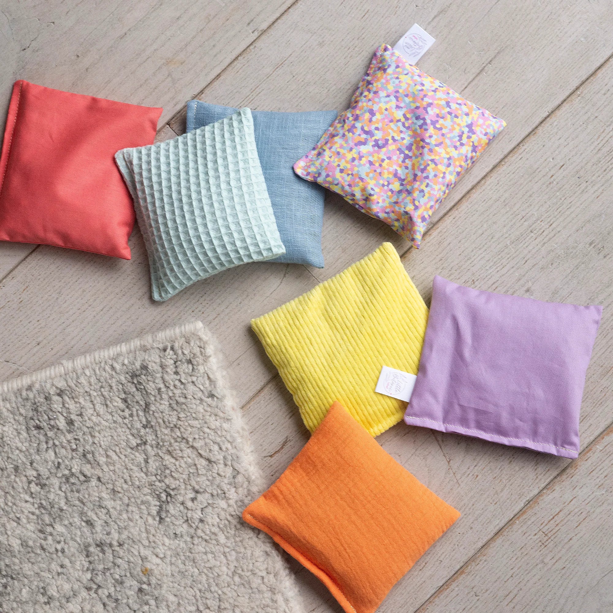 Little Botanic Label - 7 stuks Pastel + Pastel Confetti pittenzakjes