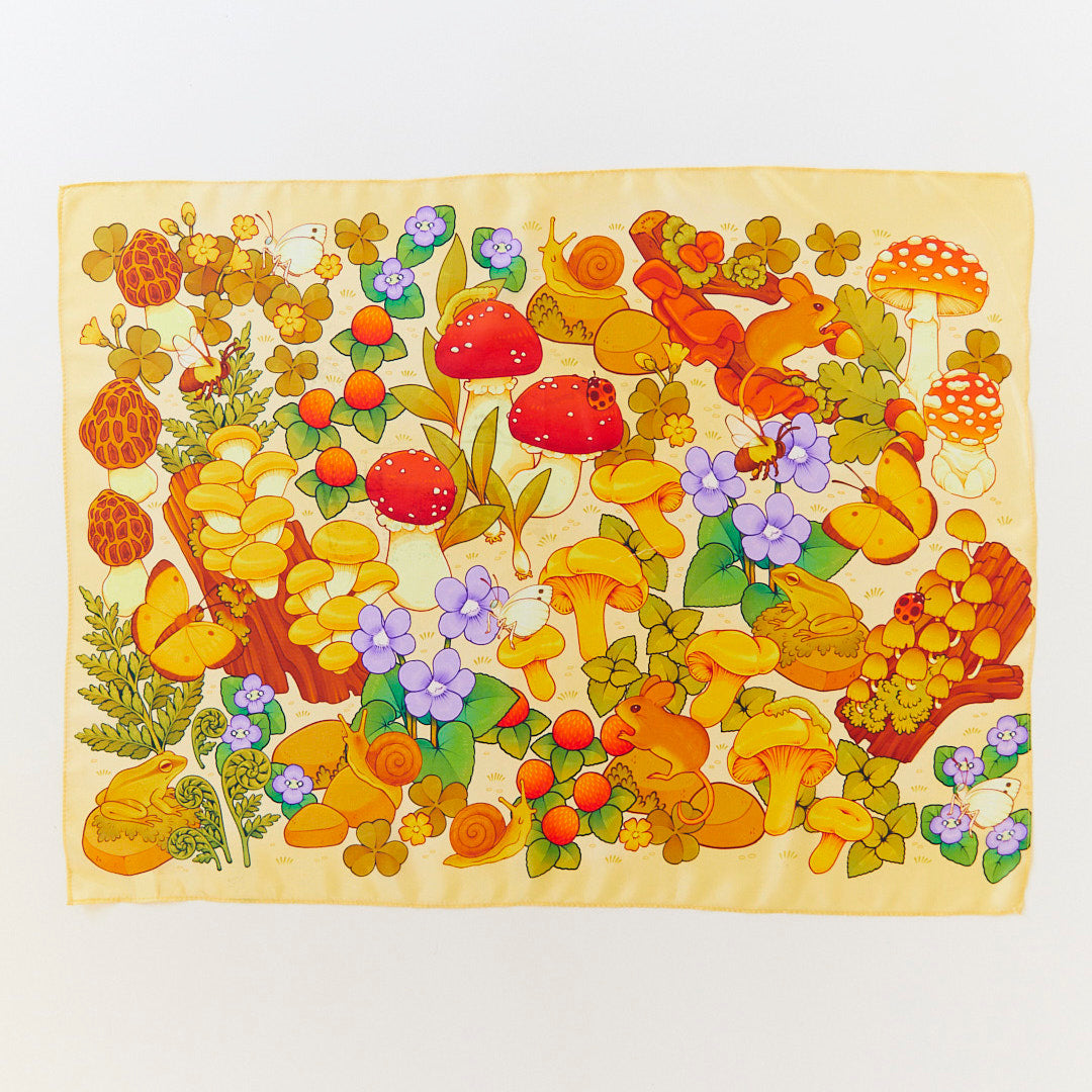 Sarah's Silks - Paddenstoelen zoeken en vinden Speelzijde