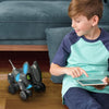 Afbeelding laden in Galerijviewer, Kind speelt met robothond en bestuurd Pyxel met de tablet