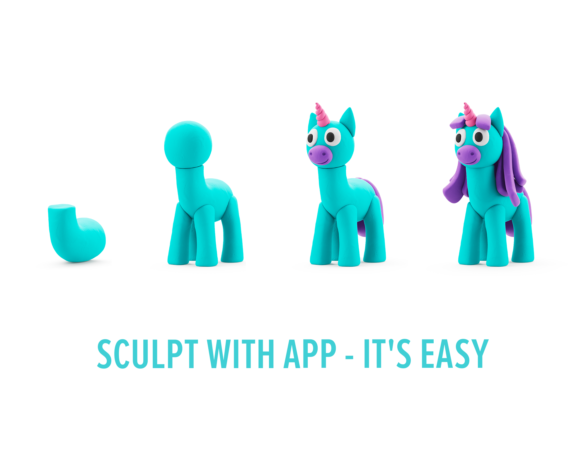 Hey Clay - Unicorns Rainy (3 potjes)