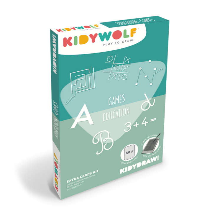 Kidywolf - Kidydraw-mini refill navulling - 60 kaarten Education & Games