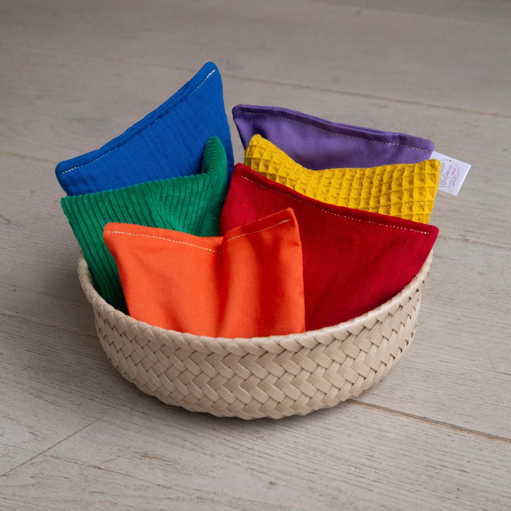 Little Botanic Label - 7 stuks Regenboog + Waves pittenzakjes