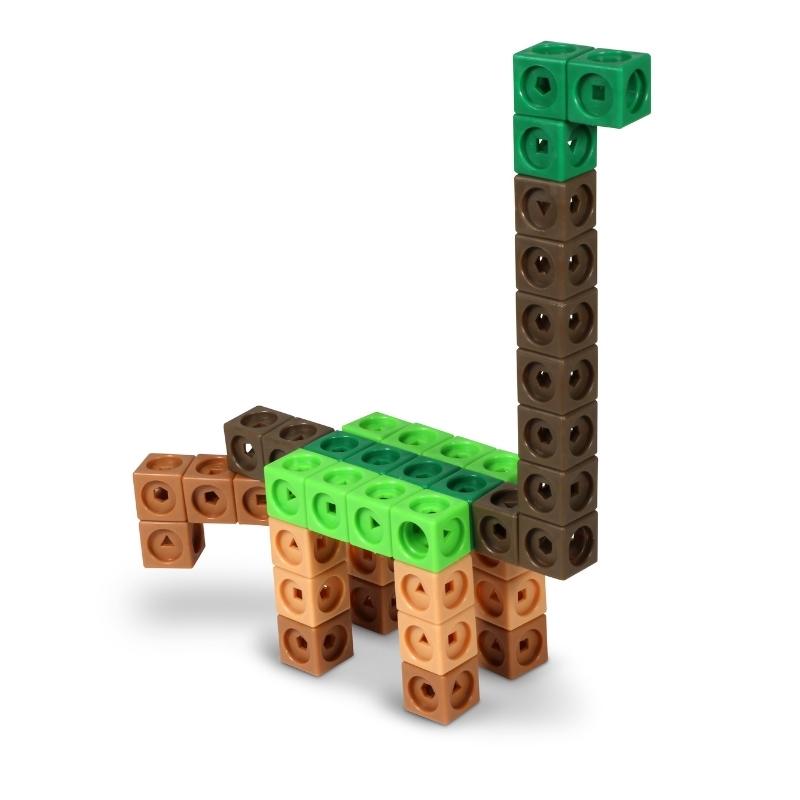 Rekenblokjes dino van de dino activiteitenset