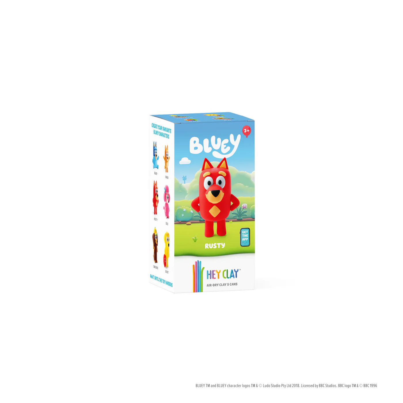 Hey Clay - Rusty LIMITED EDITION BLUEY - 5 potjes