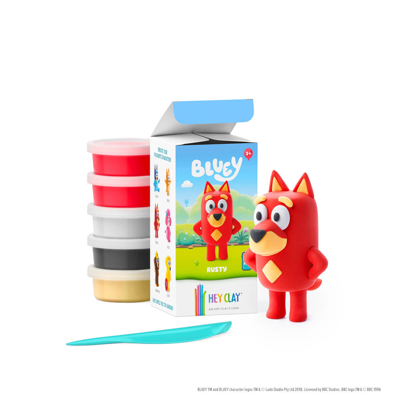 Hey Clay - Rusty LIMITED EDITION BLUEY - 5 potjes