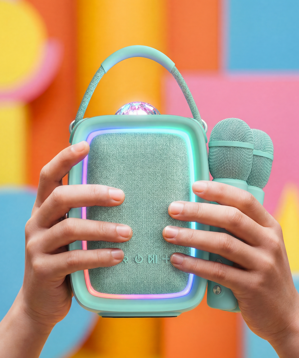 MOB - Singy Party karaokeset met microfoon - Blauw