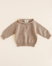 Hvid Wollen trui Georgette Sand