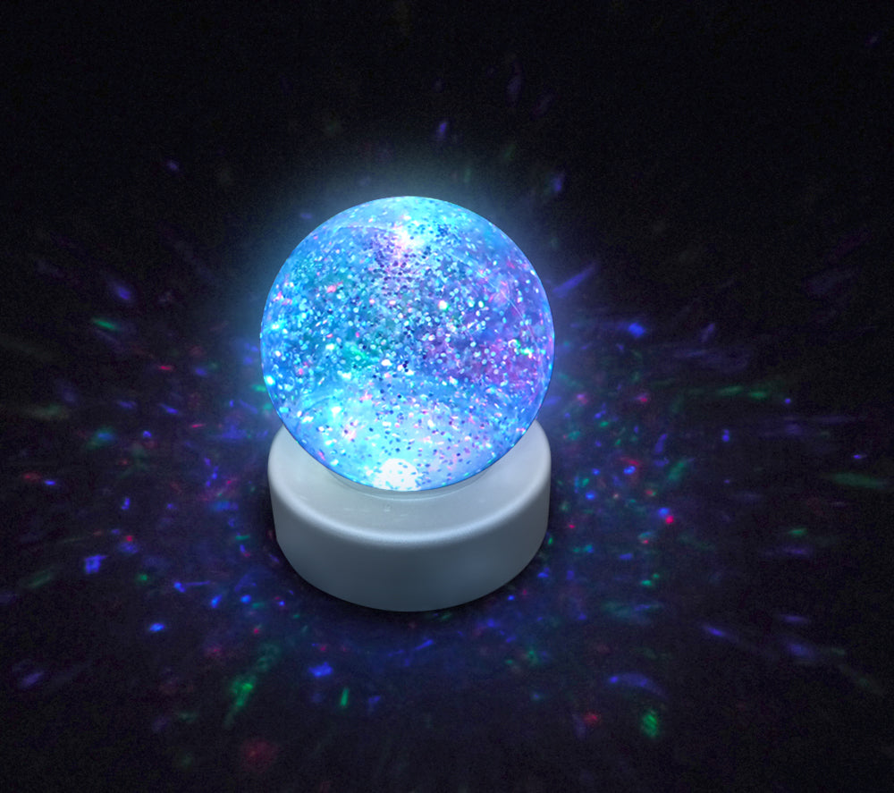 Playlearn - Lichtgevende Glitterbal (7,5 cm)