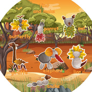 Tuff Tray - Junior Vinyl Mat Zoek & Maak Safari (60×60 cm)
