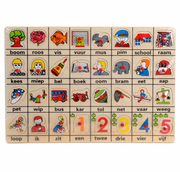 Playwood - Houten Noppen Puzzel Mijn Eerste Woordjes