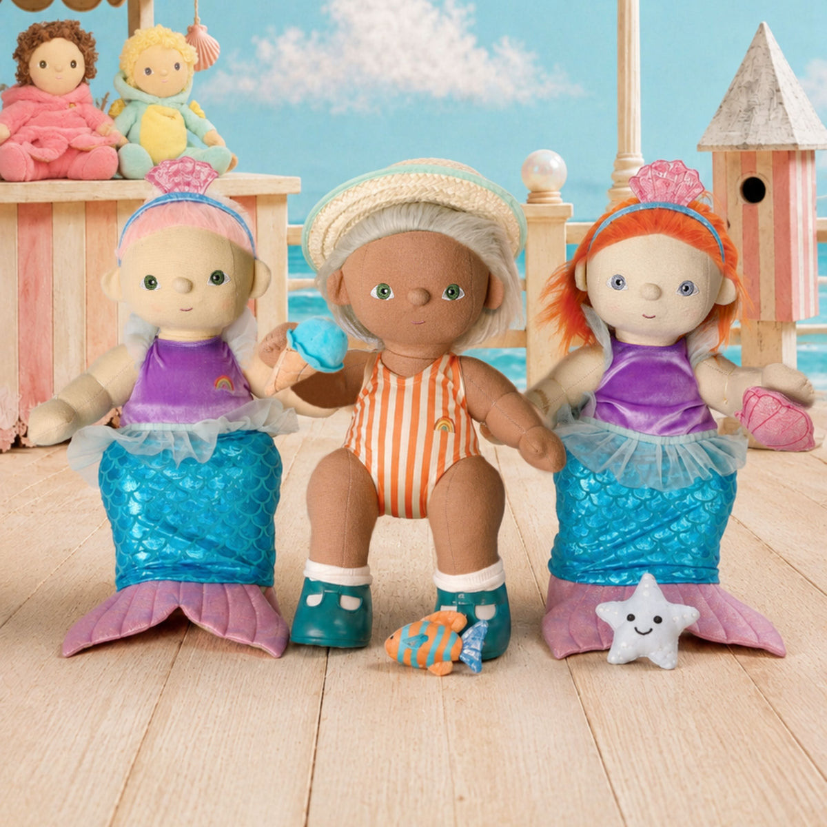 Dinkum Dolls - Boardwalk Beach Set