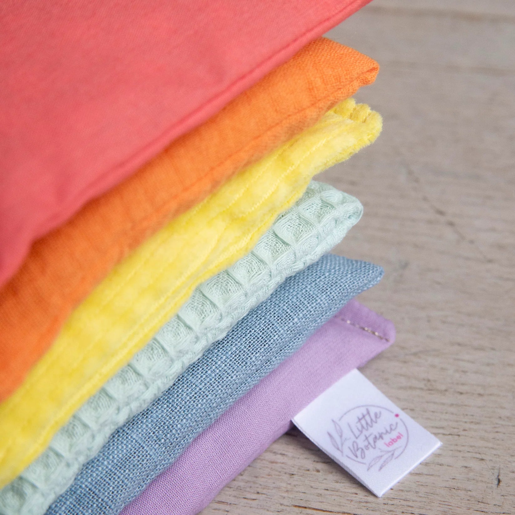 Little Botanic Label - 7 stuks Pastel + Waves pittenzakjes